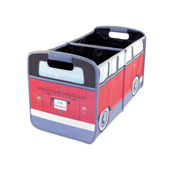 VW Black & Red Campervan Foldable Storage Organiser VW Black & Red Campervan Foldable Storage Organiser