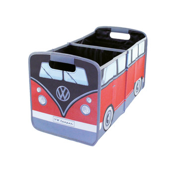 VW Black & Red Campervan Foldable Storage Organiser VW Black & Red Campervan Foldable Storage Organiser