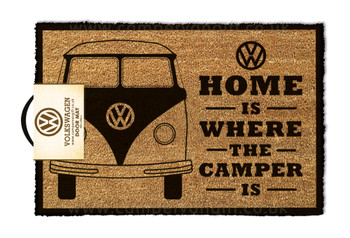 VW Home is Where the Campervan is Doormat VW Home is Where the Campervan is Doormat
