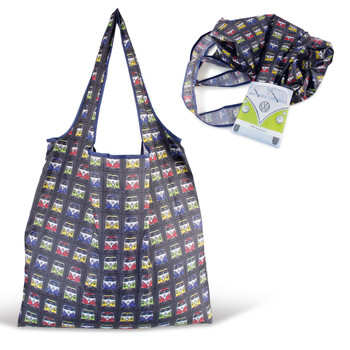 VW Green Campervan Foldable Shopper Bag VW Green Campervan Foldable Shopper Bag