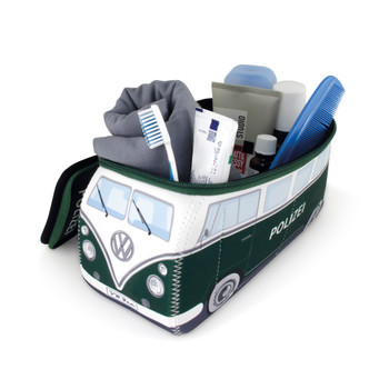 VW Police Green Campervan Universal Neoprene Wash Bag VW Police Green Campervan Universal Neoprene Wash Bag