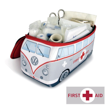 First Aid Kit with Matching VW Campervan Neoprene Bag First Aid Kit with Matching VW Campervan Neoprene Bag