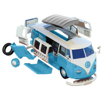 Airfix Quick Build Volkswagen Blue Campervan Airfix Quick Build Volkswagen Blue Campervan