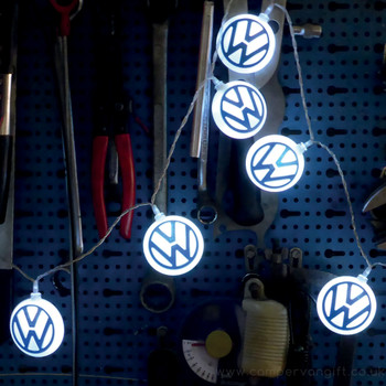Volkswagen 3D VW Logo LED Fairy Lights Volkswagen 3D VW Logo LED Fairy Lights