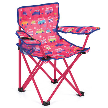 Volkswagen Campervan Kids Pink Camping Chair Volkswagen Campervan Kids Pink Camping Chair