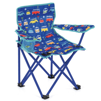 Volkswagen Campervan Kids Blue Camping Chair Volkswagen Campervan Kids Blue Camping Chair