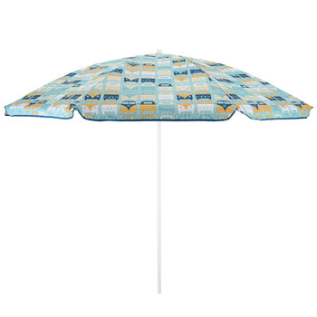 Volkswagen Campervan Blue Beach Parasol Volkswagen Campervan Blue Beach Parasol