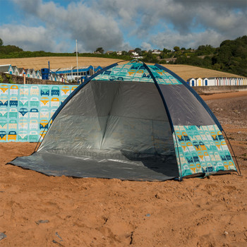 Volkswagen Campervan Blue Beach Shelter Volkswagen Campervan Blue Beach Shelter