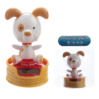 Solar Powered Dancing Dog with a Bowl Solar Powered Dancing Dog with a Bowl