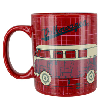 Volkswagen Campervan Red Heat Change Mug Volkswagen Campervan Red Heat Change Mug