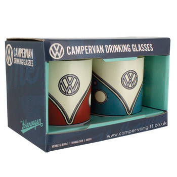 Volkswagen Campervan Drinking Glasses Volkswagen Campervan Drinking Glasses