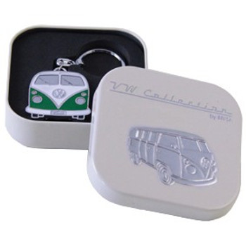 Official VW Collectors Green Keyring in Cream Presentation Tin. Official VW Collectors Green Keyring in Cream Presentation Tin.