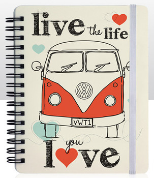 VW Live The Life You Love Notepad VW Live The Life You Love Notepad