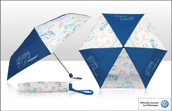 VW Multi Lines Collapsible Campervan Umbrella VW Multi Lines Collapsible Campervan Umbrella