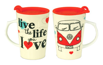 Live The Life You Love Campervan Travel Mug Live The Life You Love Campervan Travel Mug