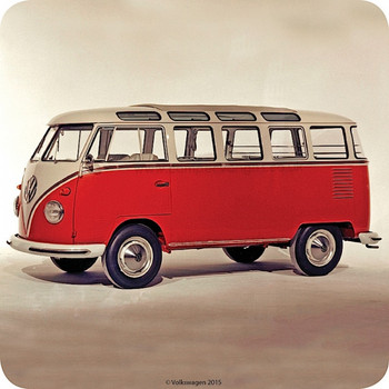 VW Red Campervan Collectible Single Coaster VW Red Campervan Collectible Single Coaster