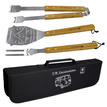 Volkswagen T1 Campervan BBQ Utensil Set Volkswagen T1 Campervan BBQ Utensil Set