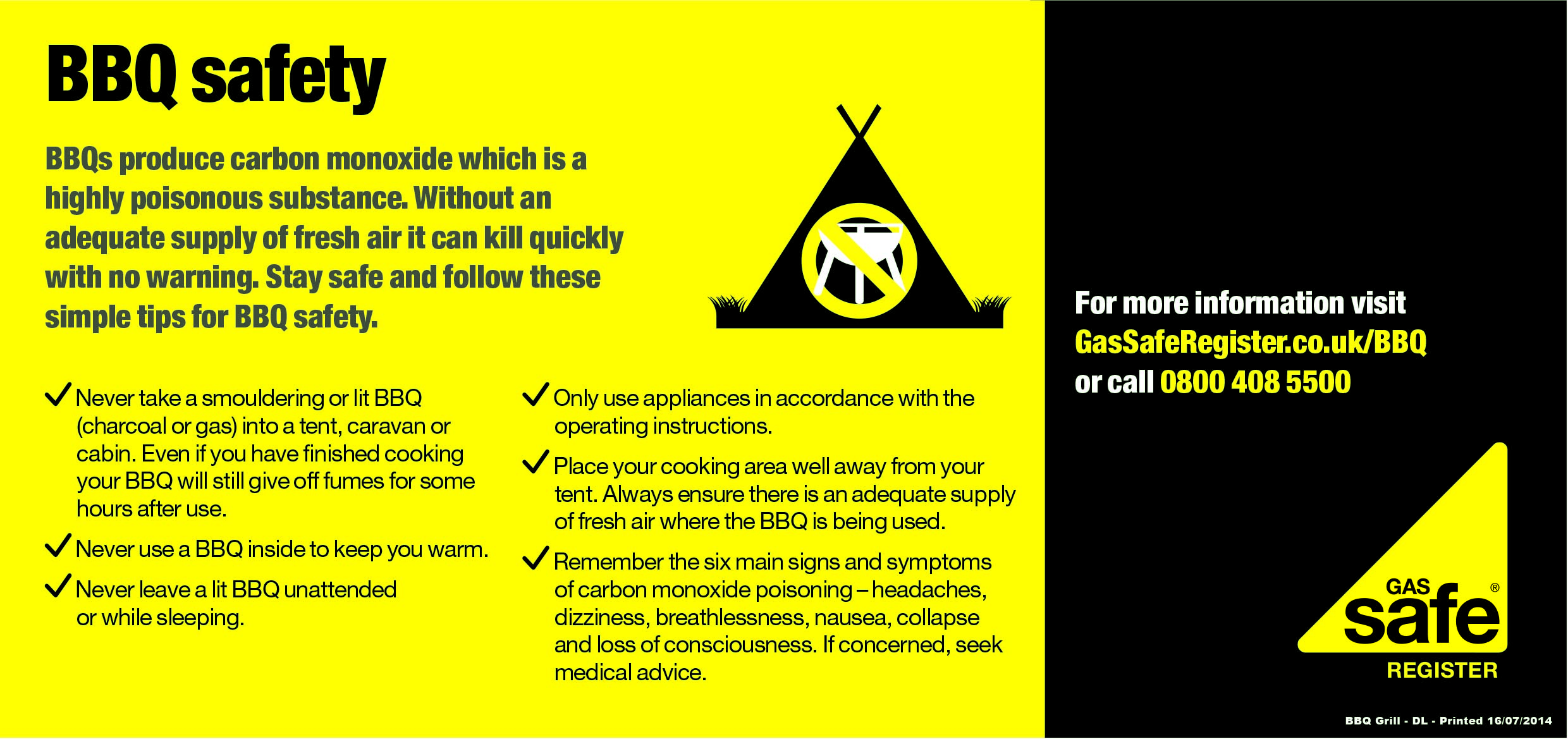 BBQ SAFETY LEAFLET