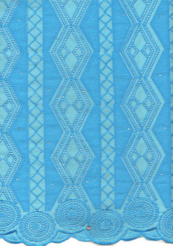 Voile Lace 247 (Turquoise Blue) Voile Lace 247 (Turquoise Blue)