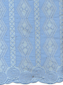 Voile Lace 253 (Baby Blue) Voile Lace 253 (Baby Blue)