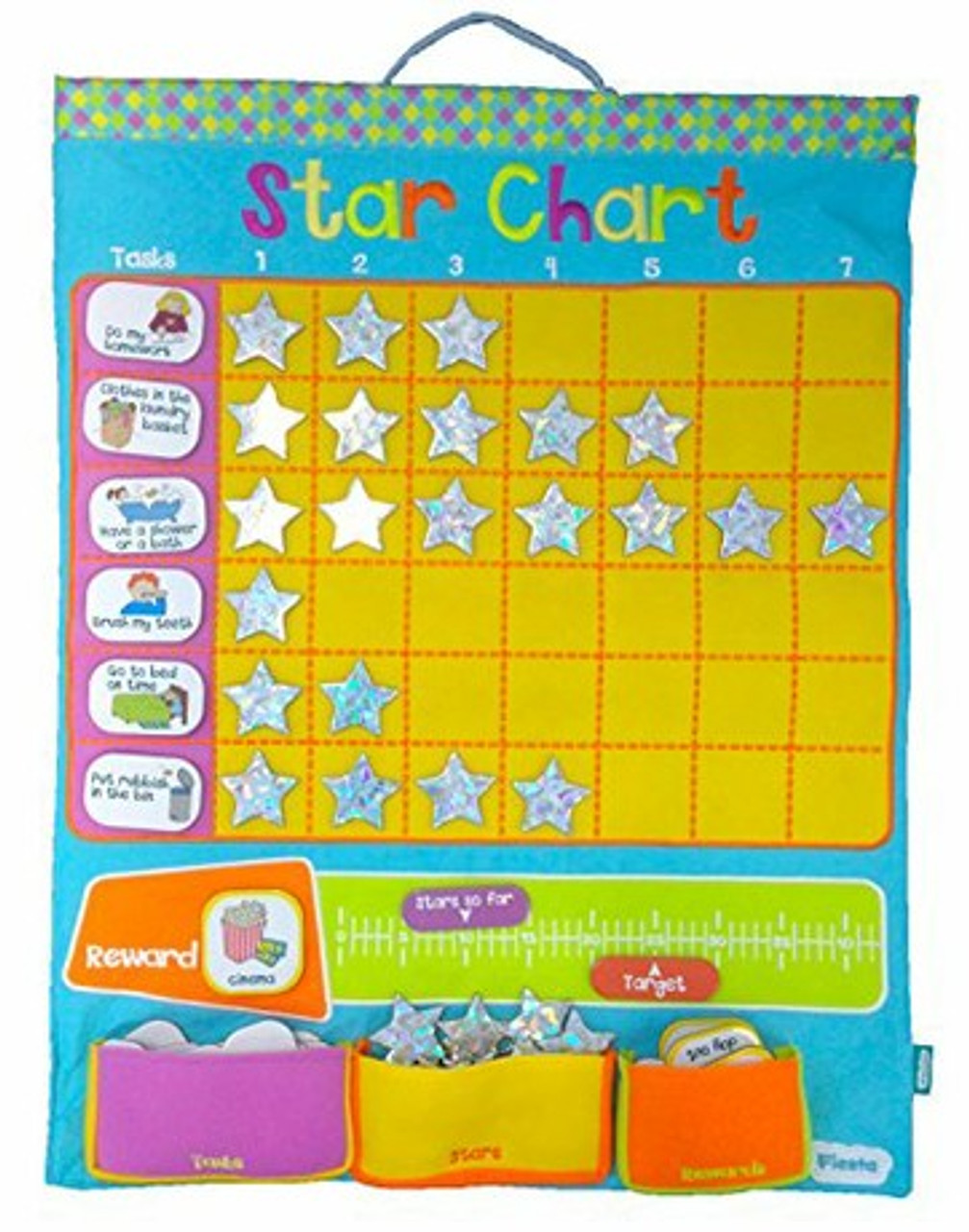 fabric star chart fiesta crafts wall hanging fiesta crafts fabric star chart