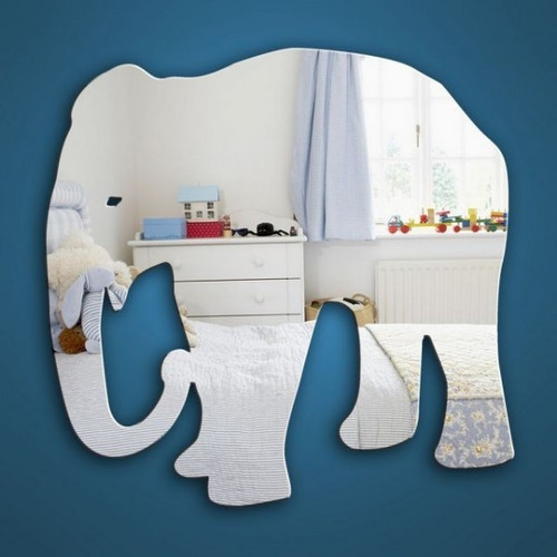 Childrens Mirrors Elephant Mirror Safe Acrylic from Mungai