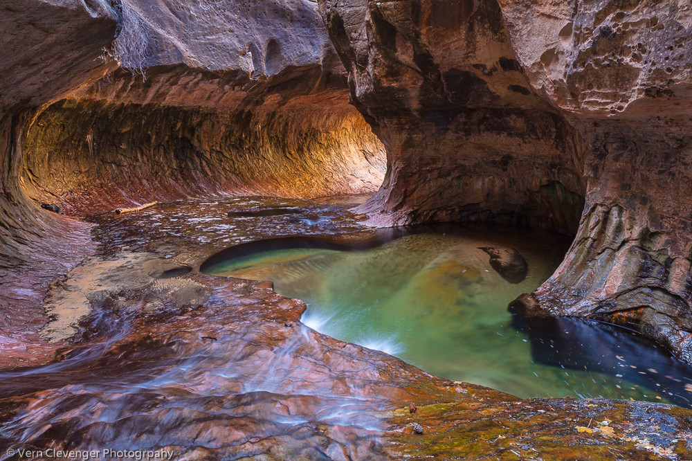 The Subway, Zion National Park Vern Clevenger Photography