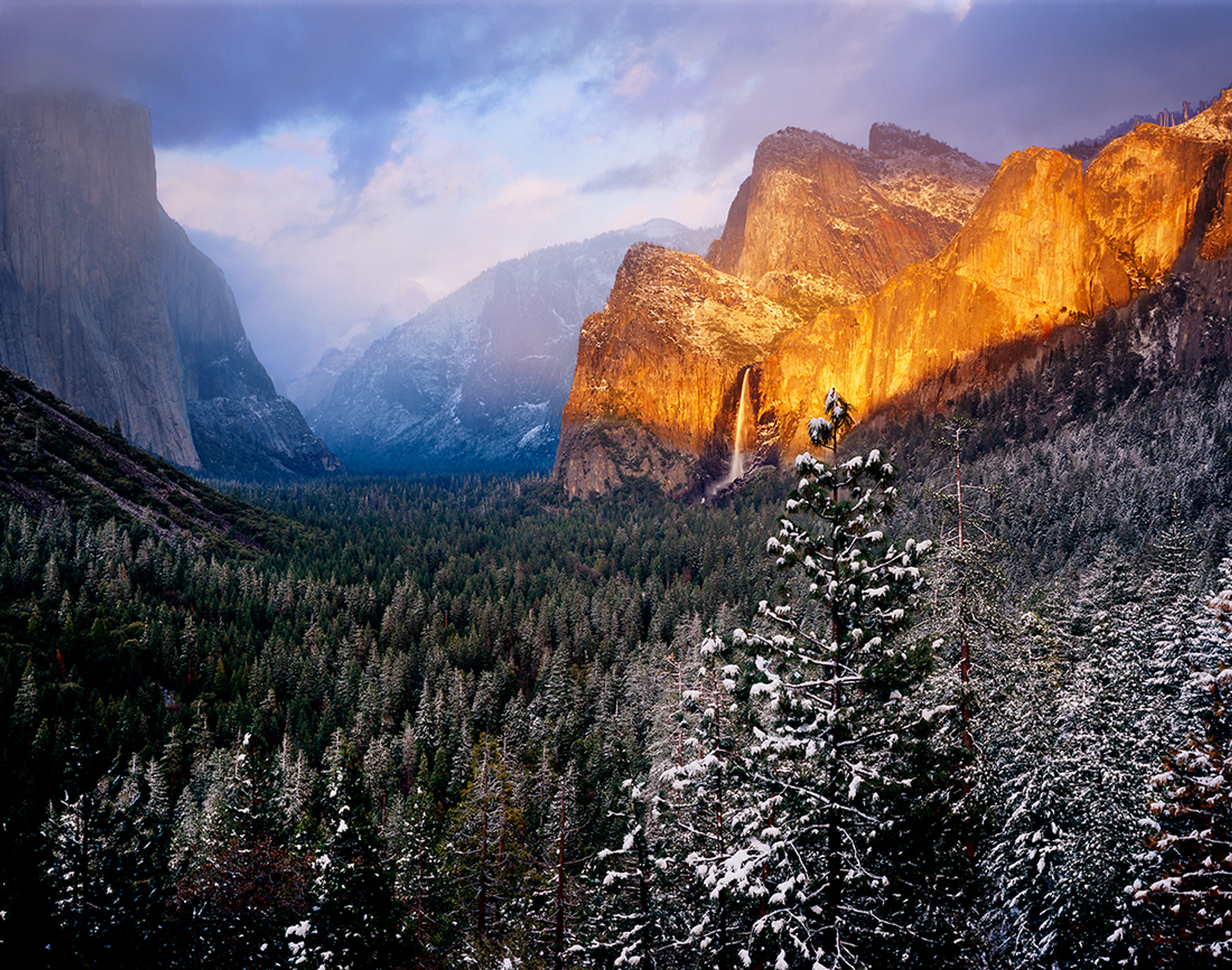 Yosemite Valley View in March - Vern Clevenger Photography