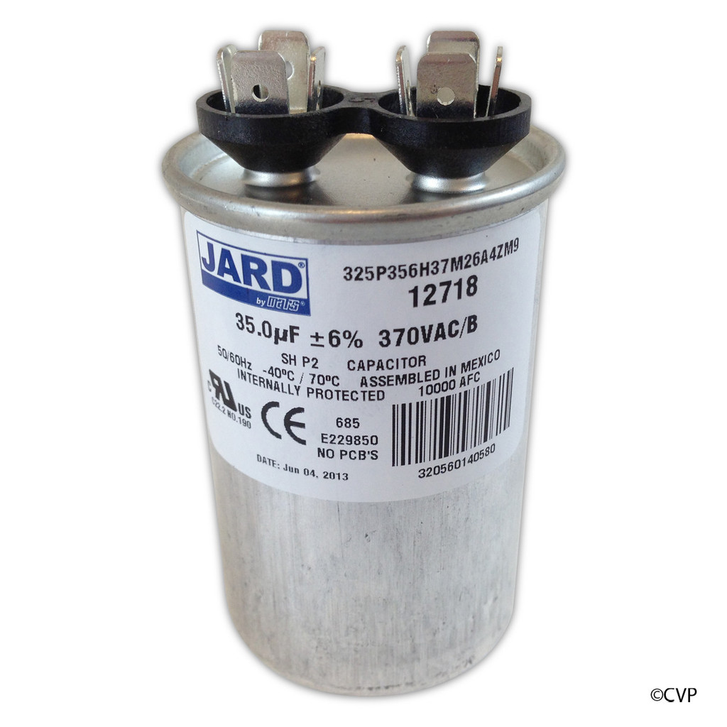 SUPER PRO CAPACITOR 35 MFD 370V ROUND 370 VOLT 12718 SUPER PRO CAPACITOR 35 MFD 370V ROUND 370 VOLT 12718