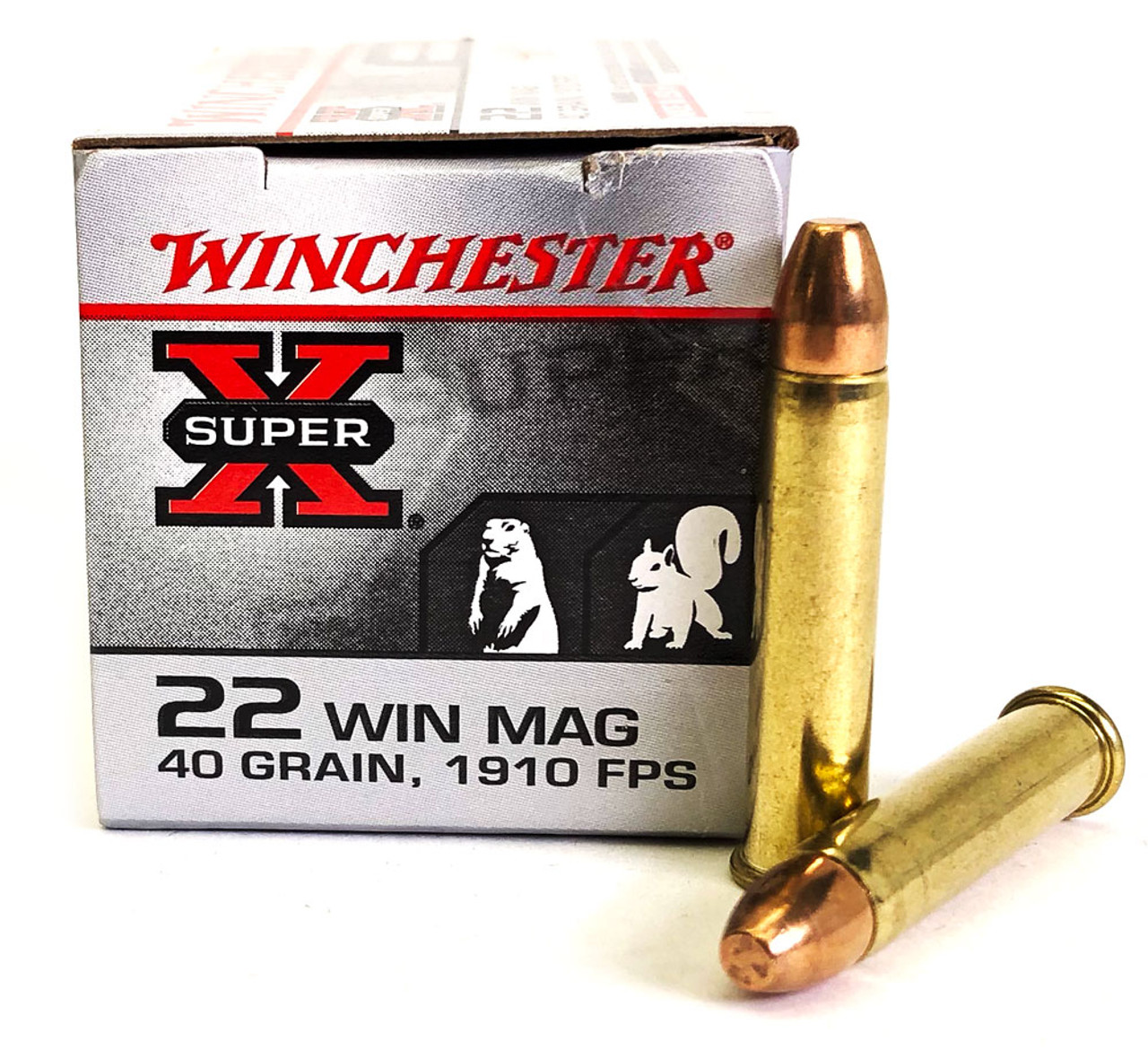 22 Magnum Winchester Super-X 40 Grain Varmint FMJ For Sale In Stock
