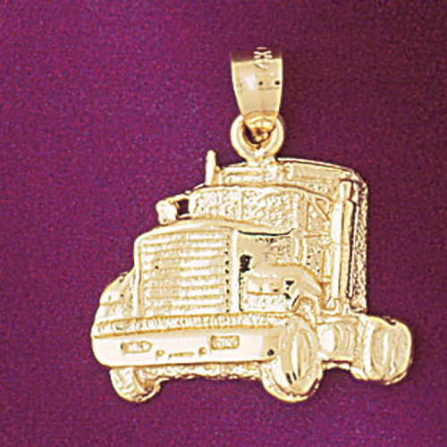 Truck Pendant Necklace Charm Bracelet in Gold or Silver 4362