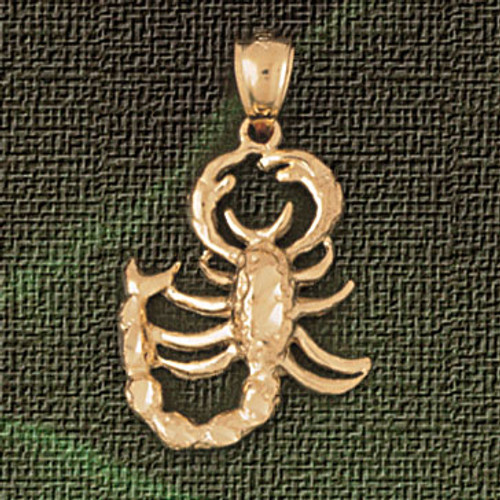 Scorpion Pendant Necklace Charm Bracelet in Gold or Silver 2434