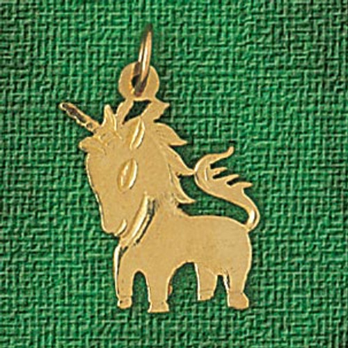 Unicorn Pendant Necklace Charm Bracelet in Gold or Silver 1896