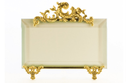 La Paris French Stand 4 x 6 Inch Brass Picture Frame - Horizontal