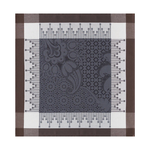 Le Jacquard Francais Palais Persan Charcoal Napkin 22 x 22 Inch Set of 4