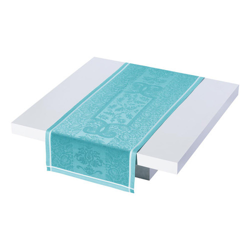Le Jacquard Francais Siena Celadon Runner 22 x 59 Inch