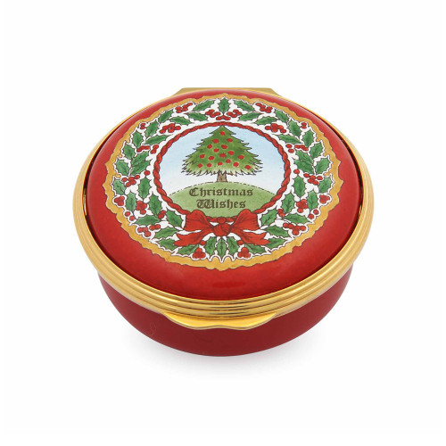 Halcyon Days Vintage Christmas Tree Enamel Box ENVCT0601G EAN: 5060171147930
