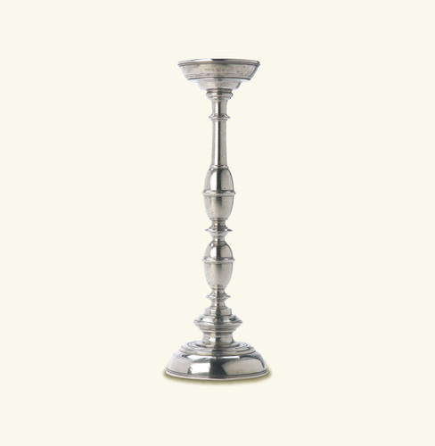 Match Pewter Siena Pillar Candlestick