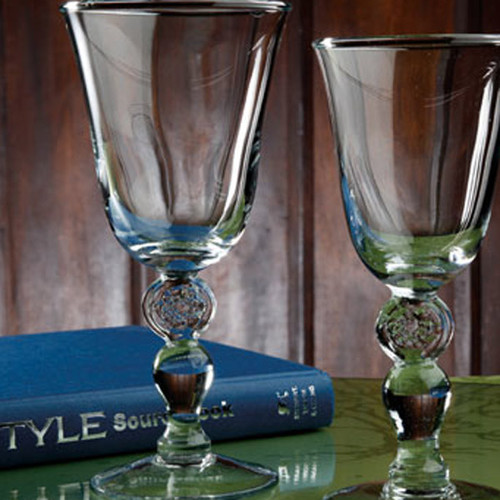 Casafina Glassware Tulip Water Stem Meridian Set of 6