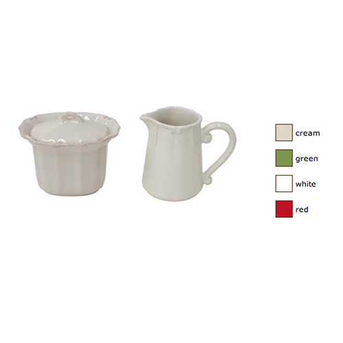 Casafina Vintage Port Creamer and Sugar