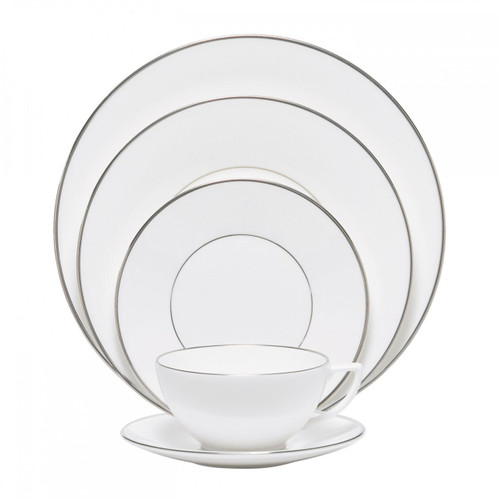 Wedgwood Jasper Conran Platinum Five 5 Piece Place Setting (Lined Only)