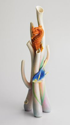 Franz Porcelain By The Sea Bud Vase FZ01142
