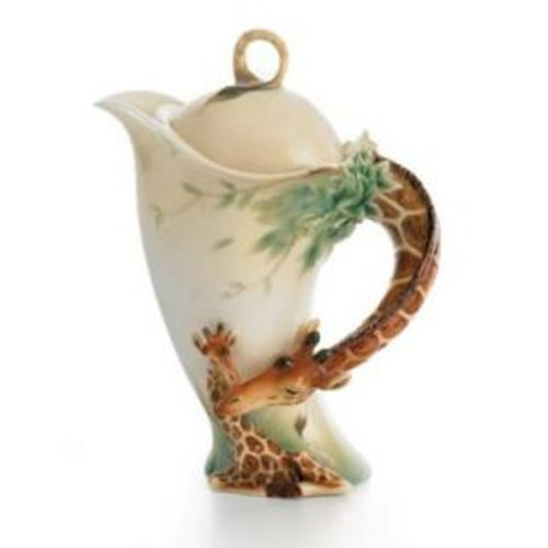 Franz Porcelain Endless Beauty Giraffe Teapot FZ00759