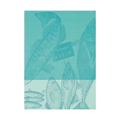Le Jacquard Francais Marche Aux Poissons Ice Tea Towel 24 x 31 Set of 4