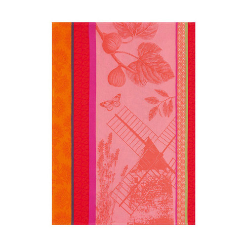 Le Jacquard Francais Terre De Provence Watermelon Tea Towel 24 x 31 Set of 4