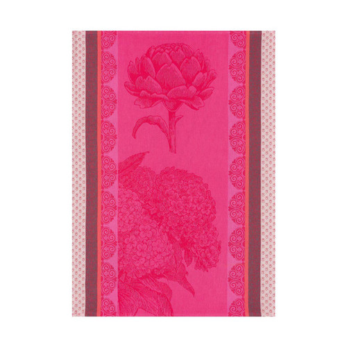 Le Jacquard Francais Tea Towel Terre De Bretagne Pink 24 x 31 Pure Cotton Set of 4
