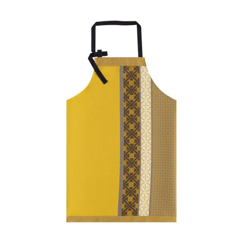 Le Jacquard Francais Apron Bilbao Acacia 36 x 38 Pure Cotton