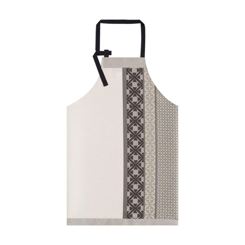 Le Jacquard Francais Apron Bilbao Marble 36 x 38 Pure Cotton
