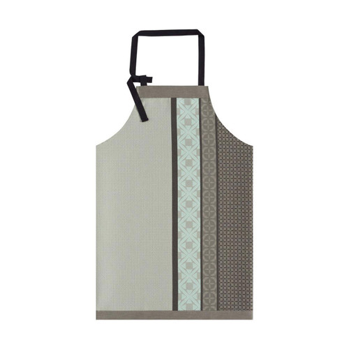 Le Jacquard Francais Apron Bilbao Ash Grey 36 x 38 Pure Cotton