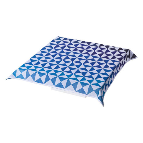 Le Jacquard Francais Tablecloth Origami Ink 55 x 102 Pure Cotton